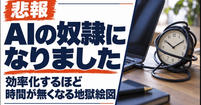 note記事の見出し画像：AIを使いこなすほど、時間が無くなっていくジレンマ。
